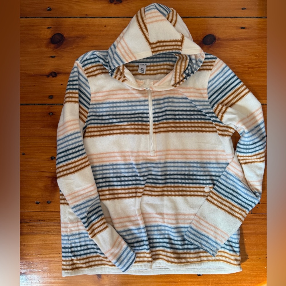 Super soft fleece half zip hoodie